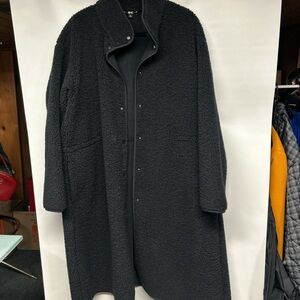 Uniqlo Charcoal Trench Coat for Men